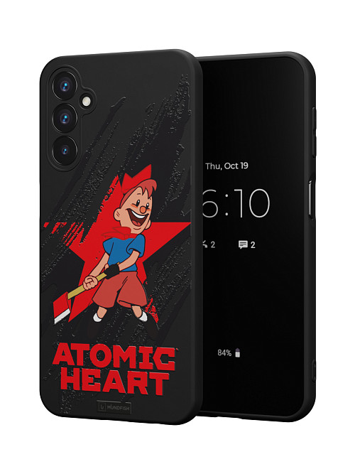 Силиконовый чехол для Samsung Galaxy A24 (4G) "Atomic Heart: Пионер"