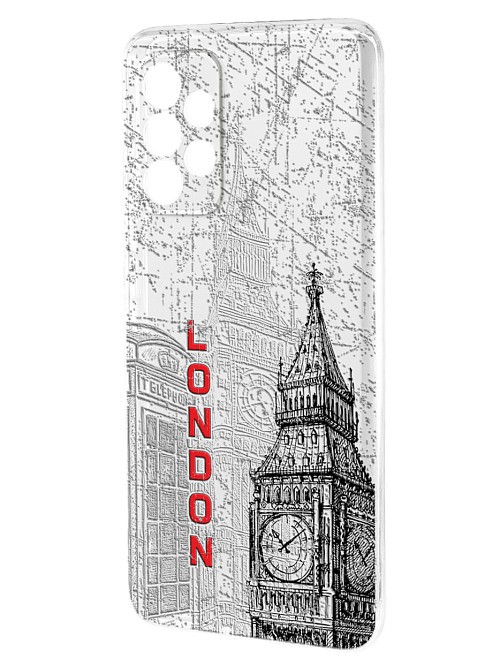 Силиконовый чехол для Samsung Galaxy A52 (4G) "Лондон"