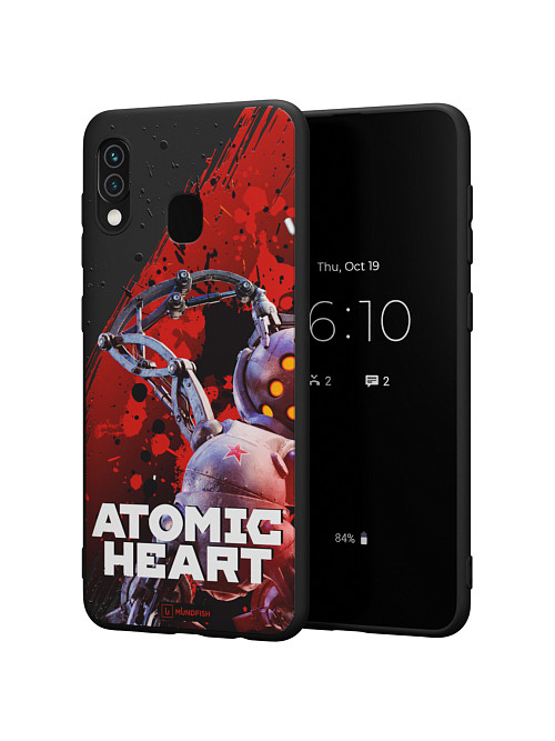 Силиконовый чехол для Samsung Galaxy A30 "Atomic Heart: Беляш (МА-9)"