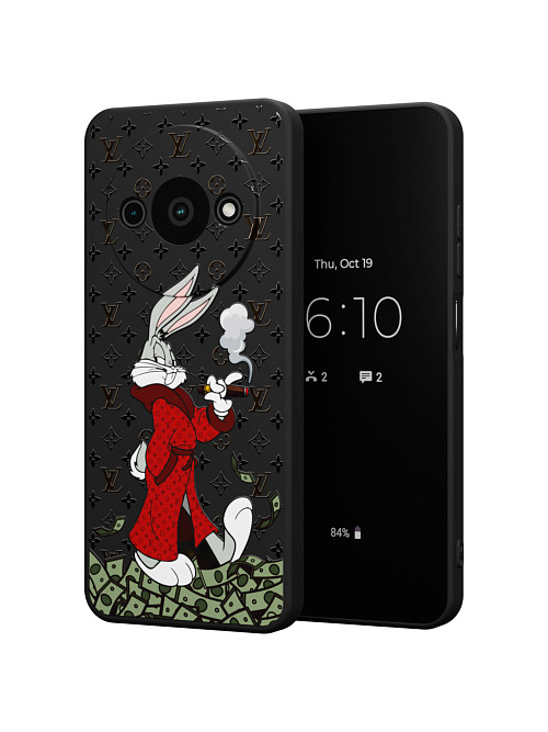 Силиконовый чехол для Xiaomi Redmi A3 "NOVEL: Багз Банни Louis Vuitton"