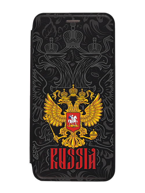 Чехол книжка для Xiaomi 11T "Герб России"