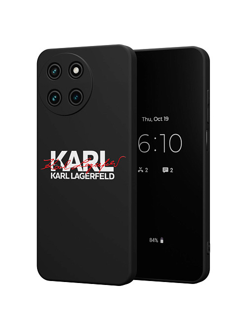 Силиконовый чехол для realme 11 (4G) "NOVEL: Lagerfeld V.2"