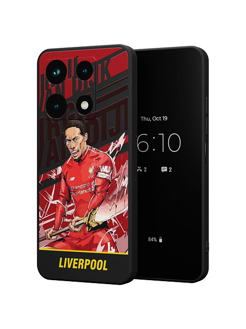 Силиконовый чехол для Infinix Note 30 Pro "NOVEL: Liverpool"