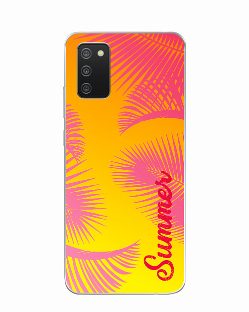 Силиконовый чехол для Samsung Galaxy A02S Summer