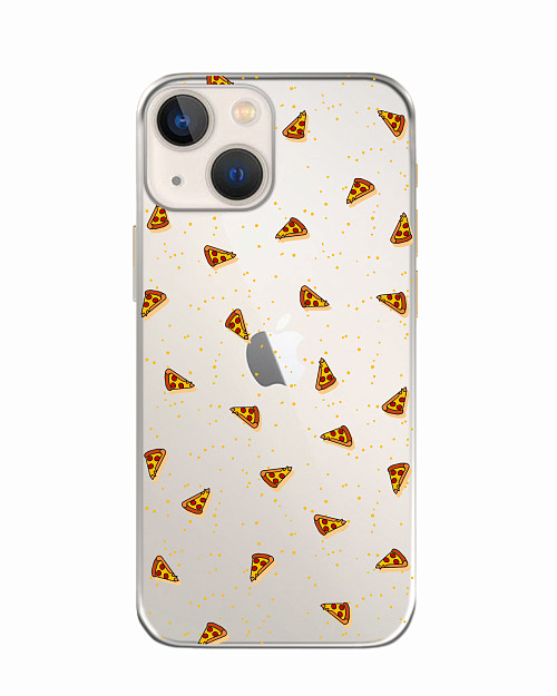 Силиконовый чехол для Apple iPhone 13 Пицца