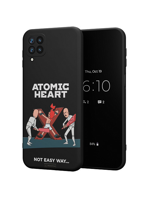 Силиконовый чехол для Samsung Galaxy A12 (4G) "Atomic Heart: Not Easy Way"