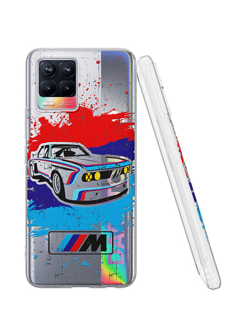 Силиконовый чехол для realme 8 Pro "BMW"