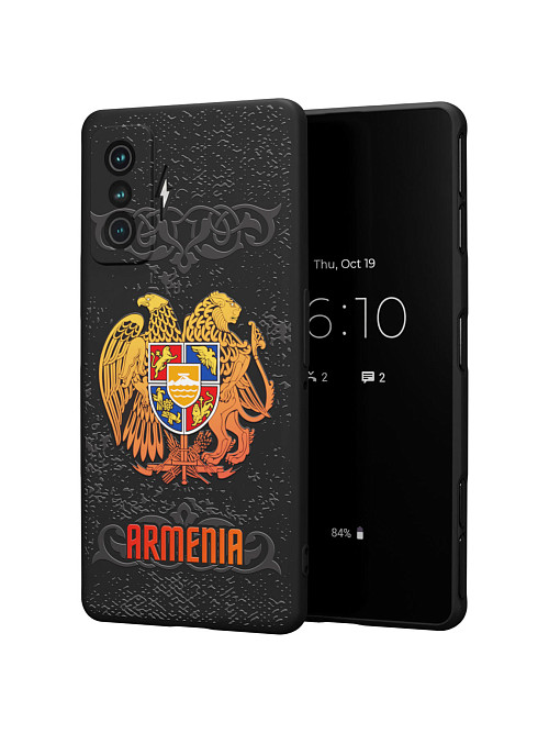 Силиконовый чехол для Xiaomi Redmi K50 Gaming Edition "Герб Армении"