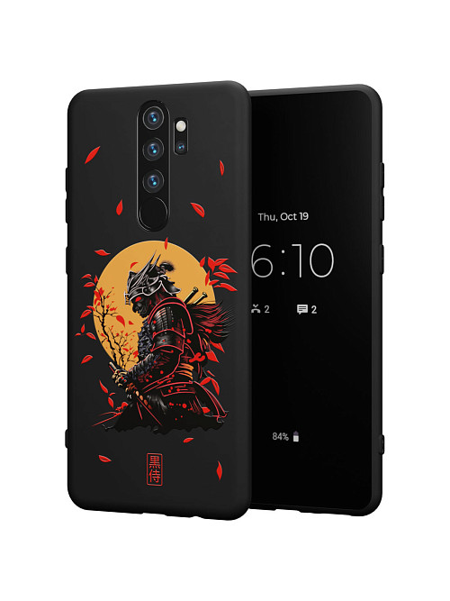 Силиконовый чехол для Xiaomi Redmi Note 8 Pro "Самурай"