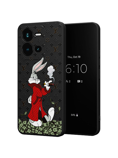 Силиконовый чехол для Vivo V25 "NOVEL: Багз Банни Louis Vuitton"