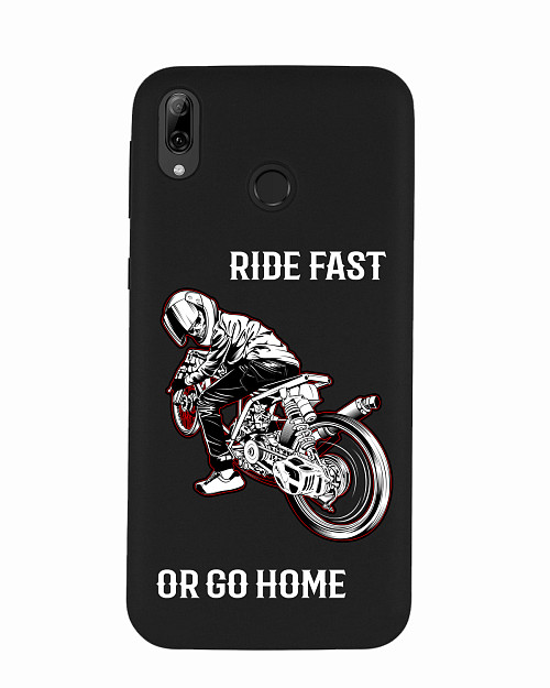 Силиконовый чехол для Honor 10 Lite (2019) Ride fast or go home