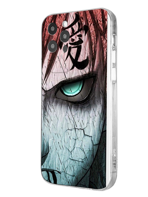 Силиконовый чехол для Apple iPhone 12 Pro Naruto Shippuden - Gaara grimm face
