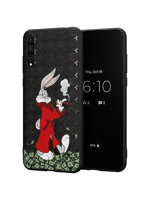 Силиконовый чехол для Huawei Y8p "NOVEL: Багз Банни Louis Vuitton"