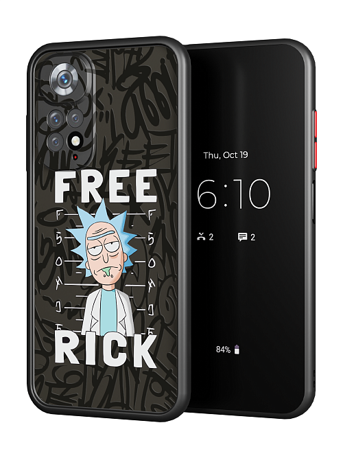 Противоударный чехол для Xiaomi Redmi Note 11 "NOVEL: Free Rick"