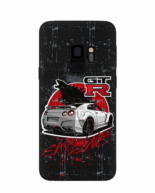 Силиконовый чехол для Samsung Galaxy S9 Nissan SKYLINE GTR