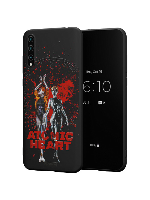 Силиконовый чехол для Huawei Y8p "Atomic Heart: Близняшки"