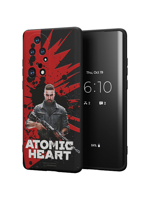 Силиконовый чехол для Huawei P50 Pro "Atomic Heart: Майор Нечаев"