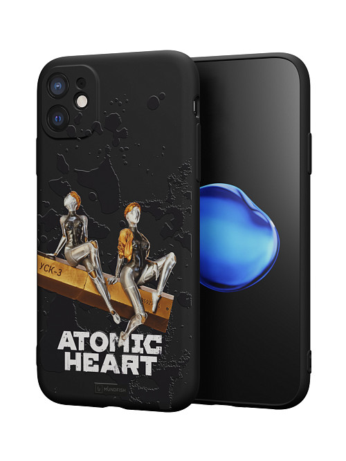 Силиконовый чехол для Apple iPhone 11 "Atomic Heart: Боевые близняшки"