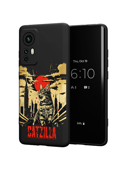 Силиконовый чехол для Xiaomi 12 "Catzilla"