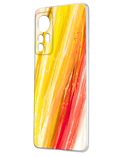 Силиконовый чехол для Xiaomi 12 Pro Масляные краски