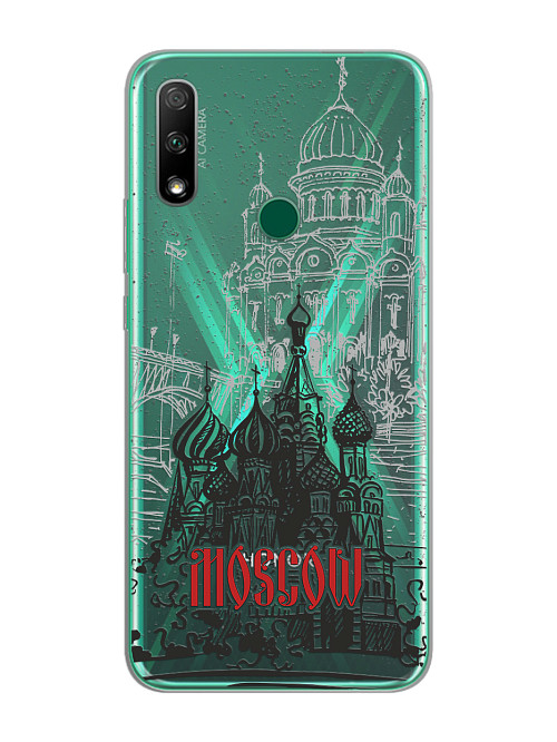 Силиконовый чехол для Huawei Y9 Prime (2019) "Москва"