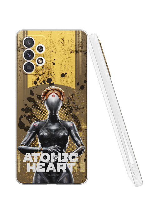 Силиконовый чехол для Samsung A32 (4G) "Atomic Heart: Левая близняшка"