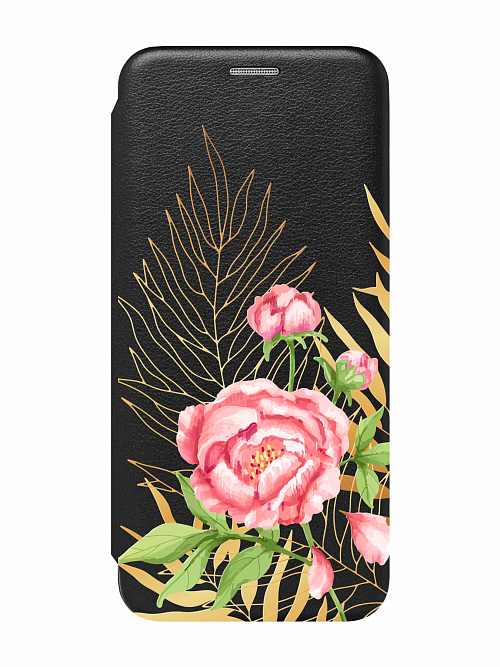 Чехол книжка для Samsung A54 (5G) "Садовые цветы"