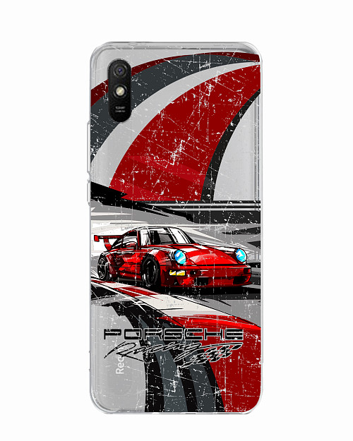 Силиконовый чехол для Xiaomi Redmi 9A Porsche 911
