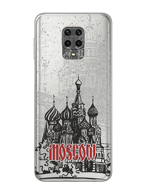 Силиконовый чехол для Xiaomi Redmi Note 9 Pro Москва
