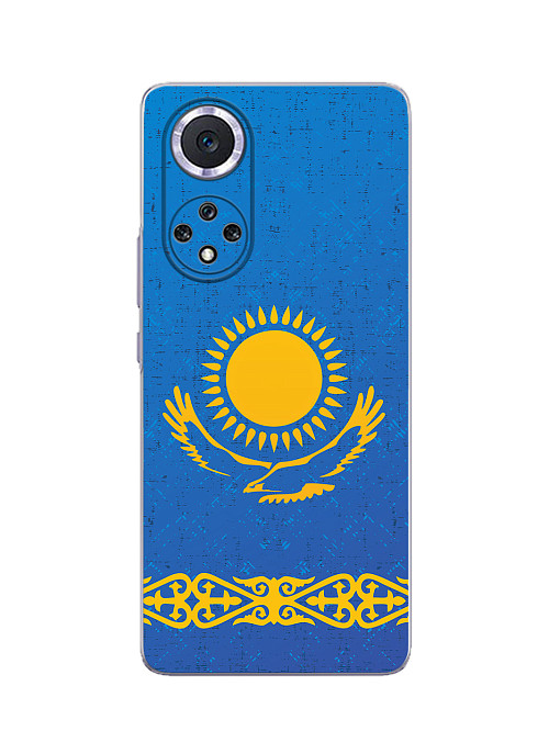 Силиконовый чехол для Huawei Nova 9 Флаг Казахстана