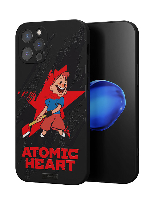 Силиконовый чехол для Apple iPhone 12 Pro "Atomic Heart: Пионер"