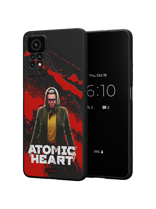 Силиконовый чехол для Xiaomi Redmi Note 12 Pro (4G) "Atomic Heart: Баба Зина"