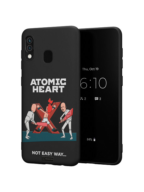 Силиконовый чехол для Samsung Galaxy A30 "Atomic Heart: Not Easy Way"