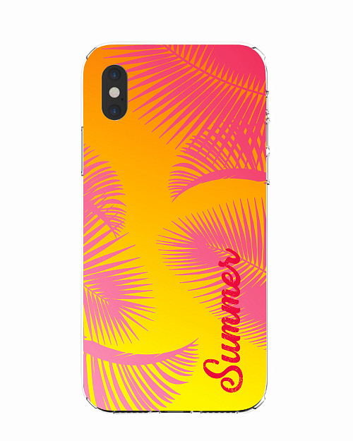 Силиконовый чехол для Apple iPhone Xs Max "Summer"