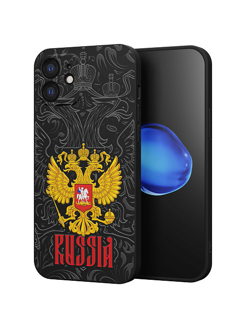 Силиконовый чехол для Apple iPhone 12 "Россия"