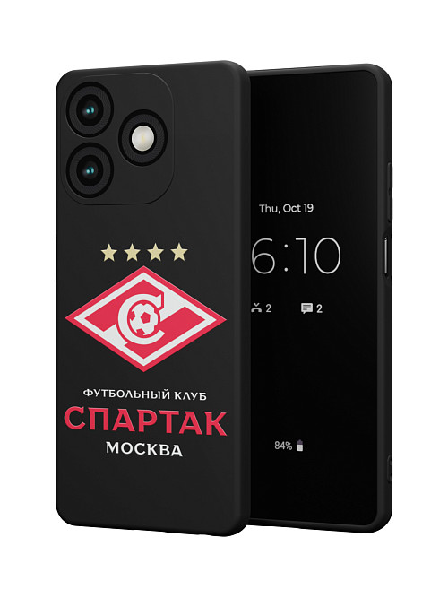 Силиконовый чехол для Tecno Spark 10c (4G) "ФК Спартак Москва"