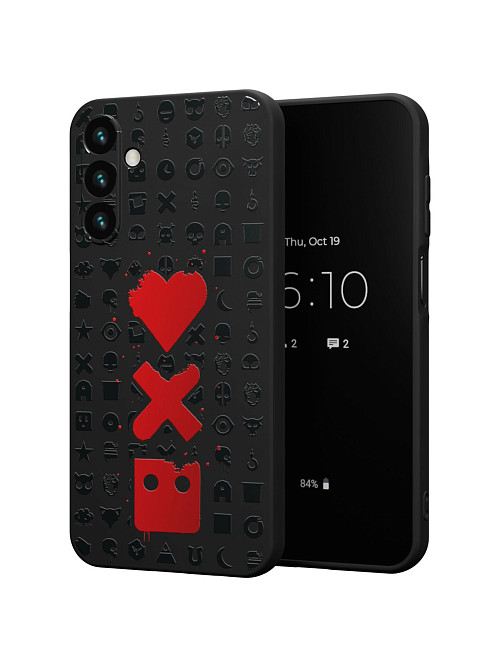 Силиконовый чехол для Samsung Galaxy A15 "Love Death Robots"