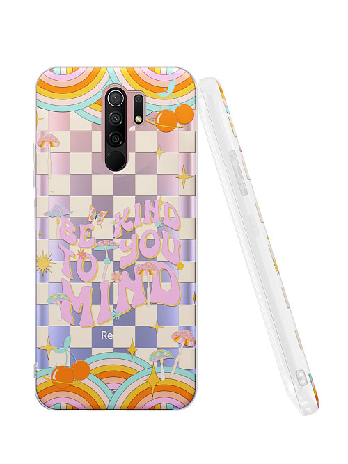 Силиконовый чехол для Xiaomi Redmi 9 "Be kind to you mind"