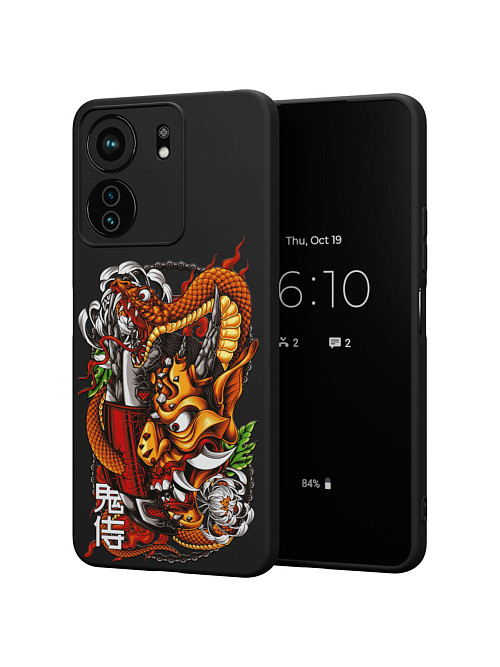 Силиконовый чехол для Xiaomi Redmi 13C "Змея"