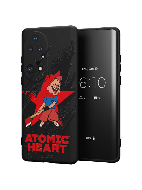 Силиконовый чехол для Huawei P50 Pro "Atomic Heart: Пионер"