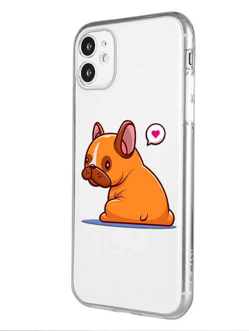 Силиконовый чехол для Apple iPhone 11 Мечта собаки