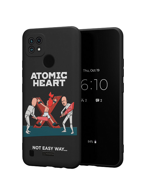 Силиконовый чехол для Realme C21 "Atomic Heart: Not Easy Way"