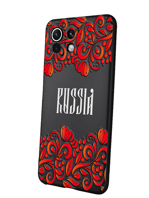 Силиконовый чехол для Xiaomi Mi 11 Lite "Русский стиль"