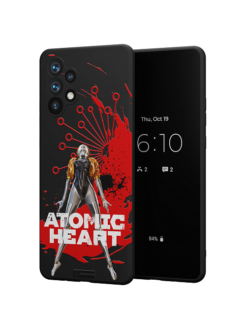 Силиконовый чехол для Samsung Galaxy A32 (4G) "Atomic Heart: Правая близняшка"