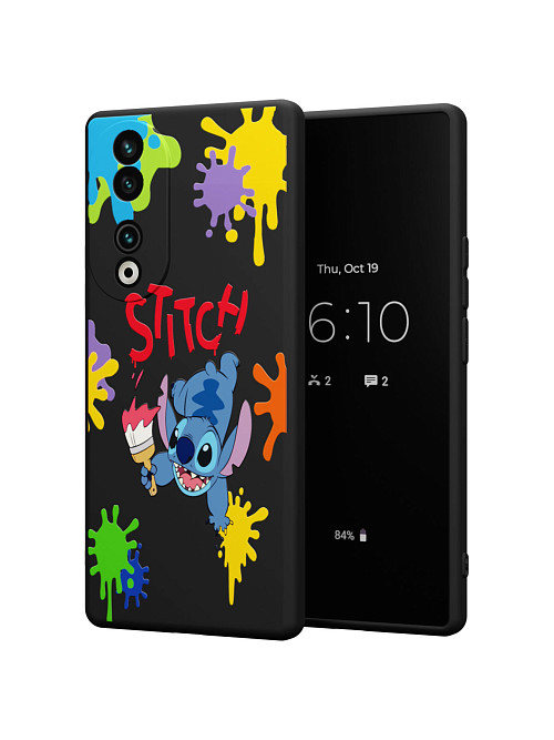 Силиконовый чехол для Honor 90 "NOVEL: Stitch paints"