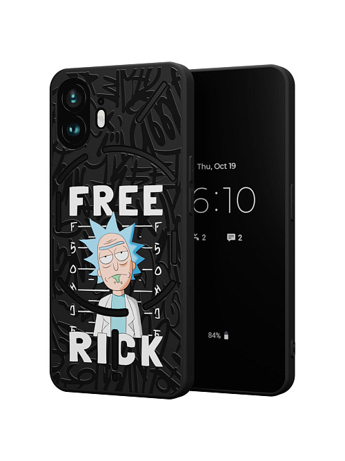 Силиконовый чехол для Nothing Phone 2 "NOVEL: Free Rick"