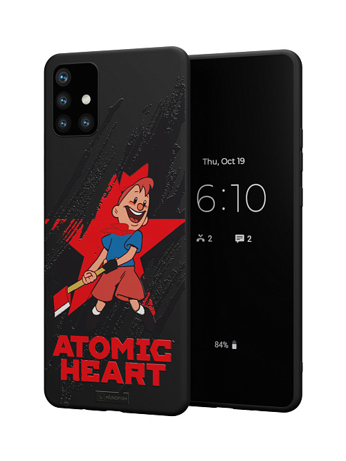 Силиконовый чехол для Samsung Galaxy A51 (4G) "Atomic Heart: Пионер"