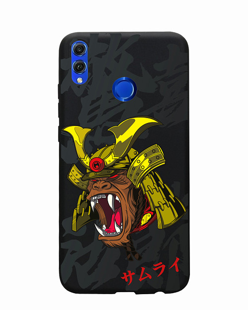 Силиконовый чехол для Honor 8X "Samurai Kong"