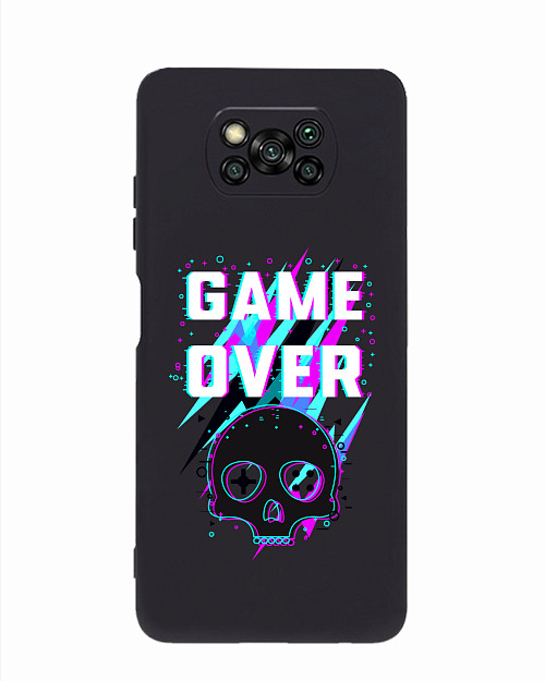 Силиконовый чехол для Poco X3 Game over