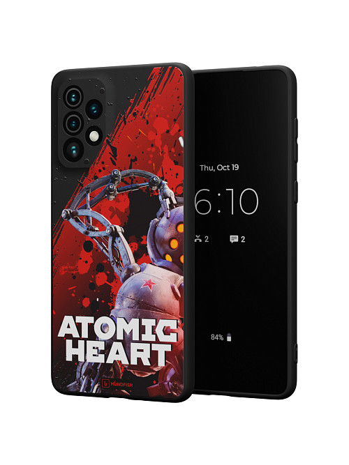 Силиконовый чехол для Samsung Galaxy A73 (5G) "Atomic Heart: Беляш (МА-9)"